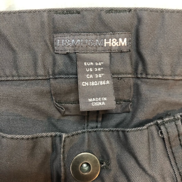 H&M Men's Gray Jeans Size 34 - Picture 5 of 11